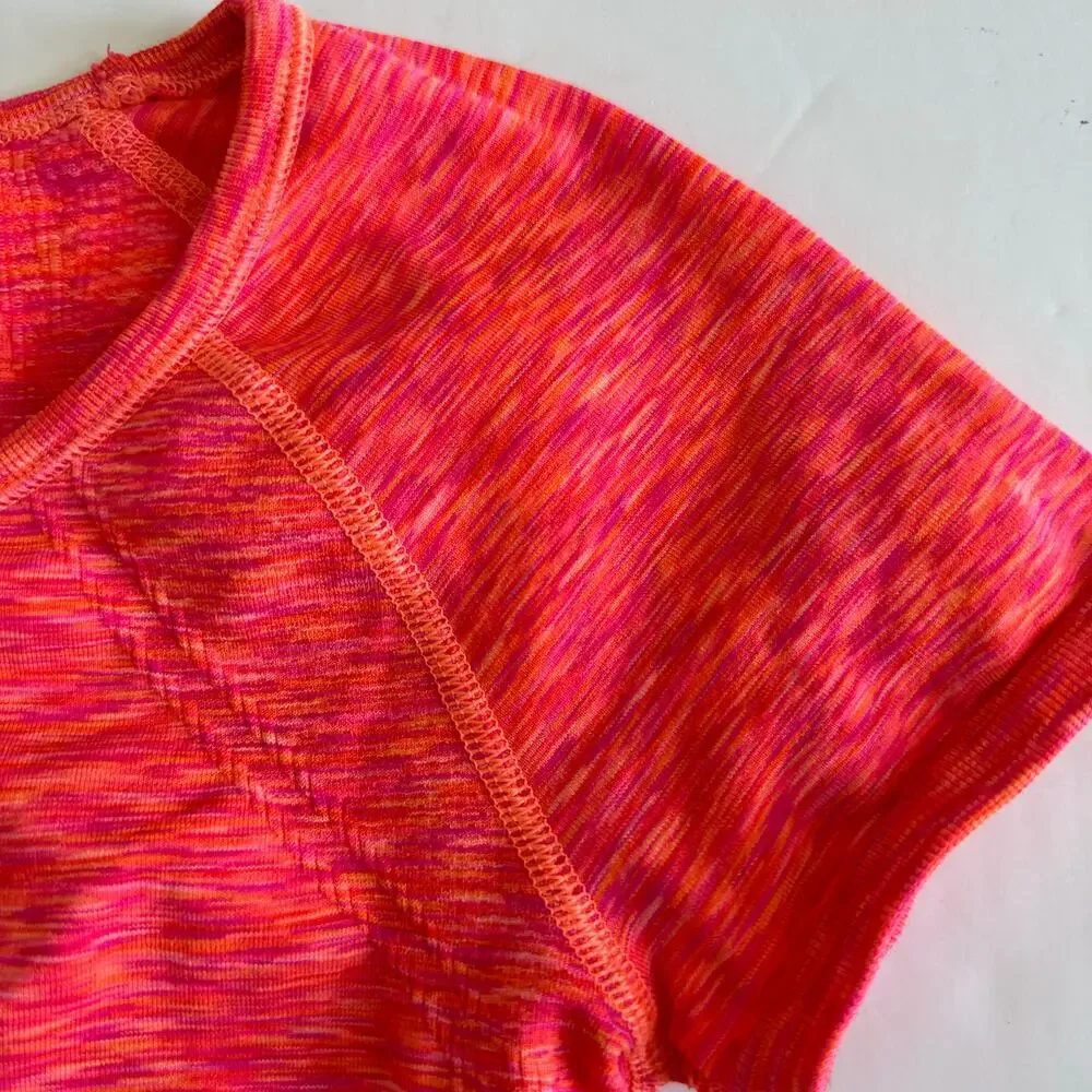 Athleta Girl Equal Play Fitted Top - Size Small (7) Pink